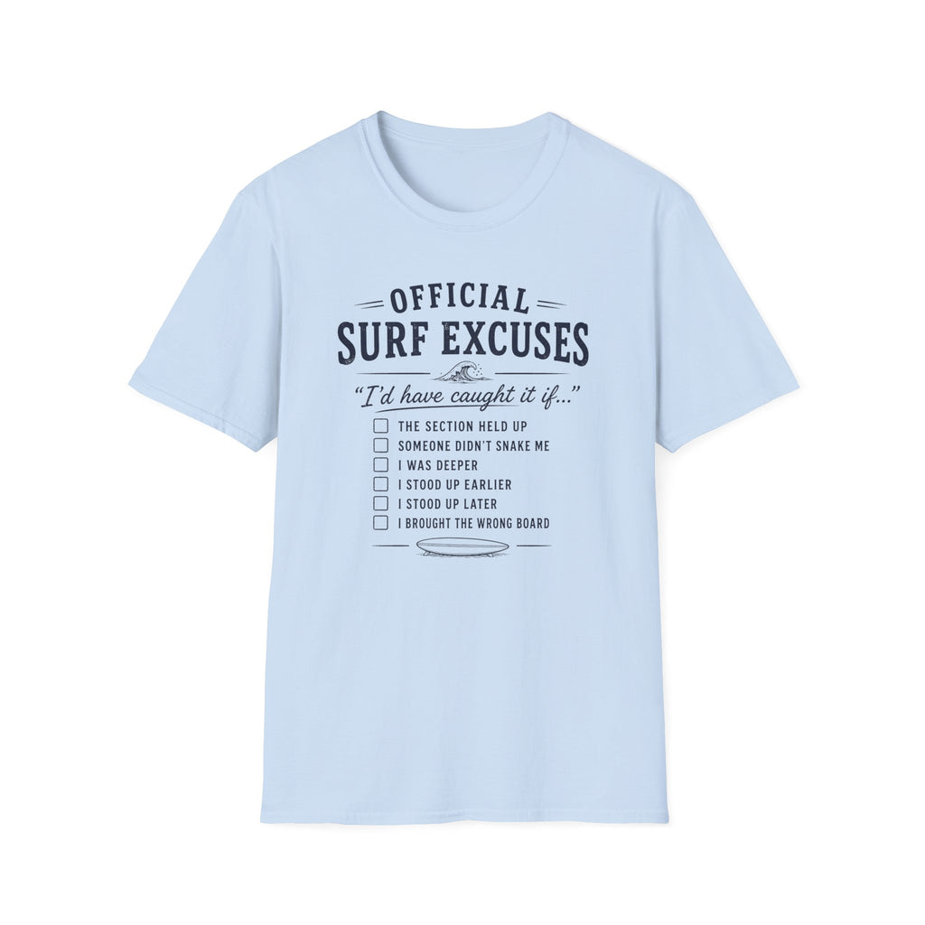 Official Surf Excuses T-Shirt