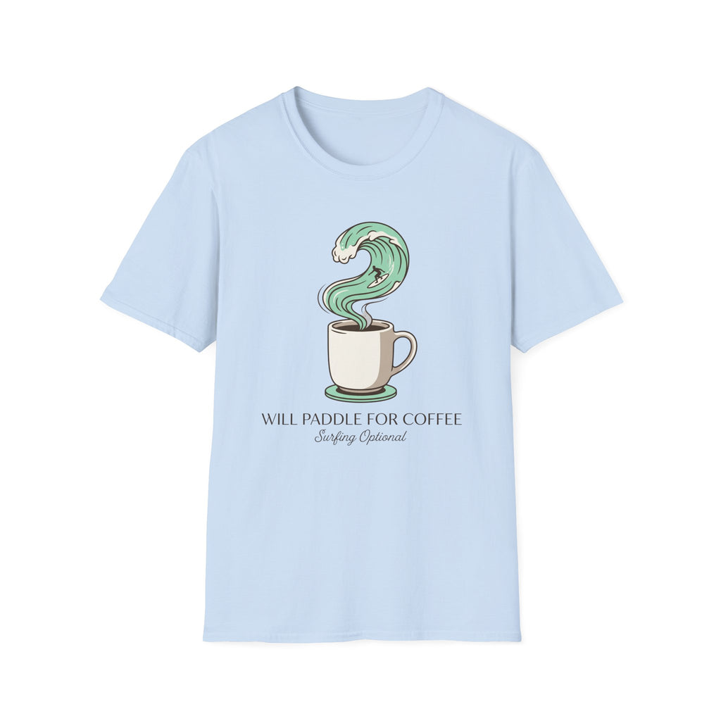 Will Paddle For Coffee T-Shirt