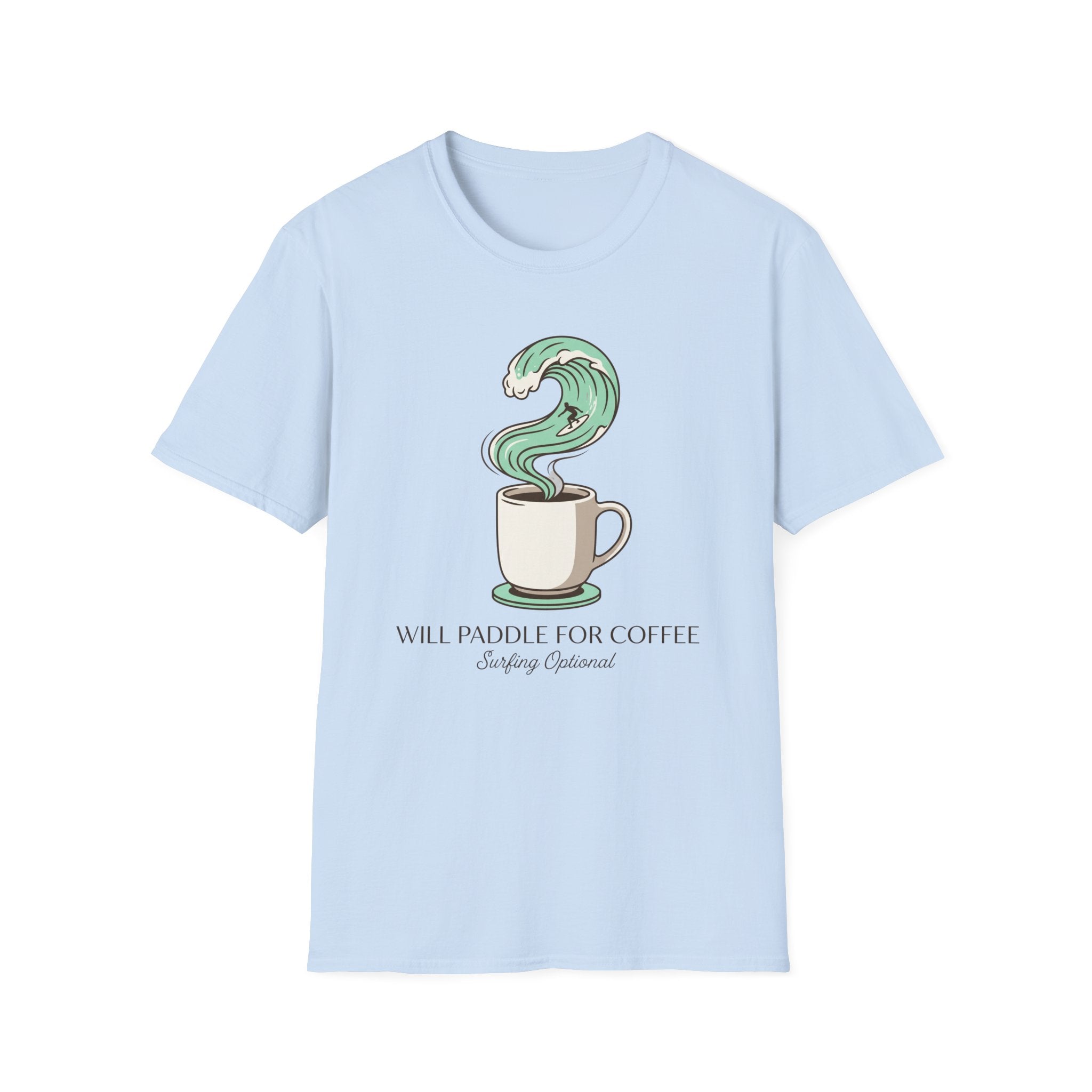 Will Paddle For Coffee T-Shirt