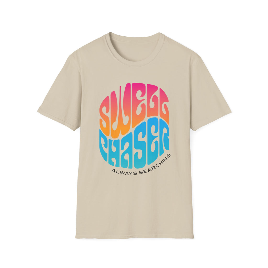 Swell Chaser-Psychedelic Font T-Shirt