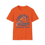 I Only Surf Closeouts-Orange Wave  T-Shirt