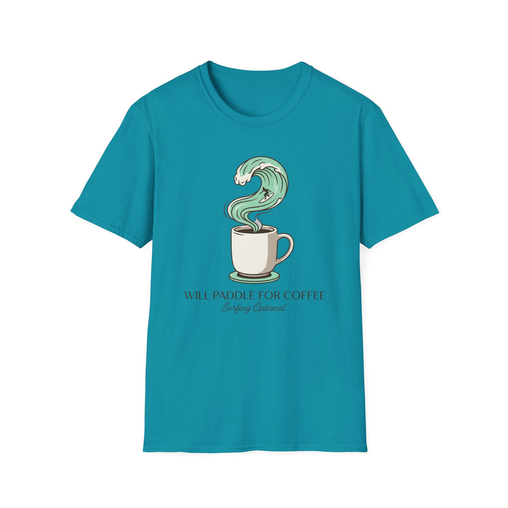 Will Paddle For Coffee T-Shirt