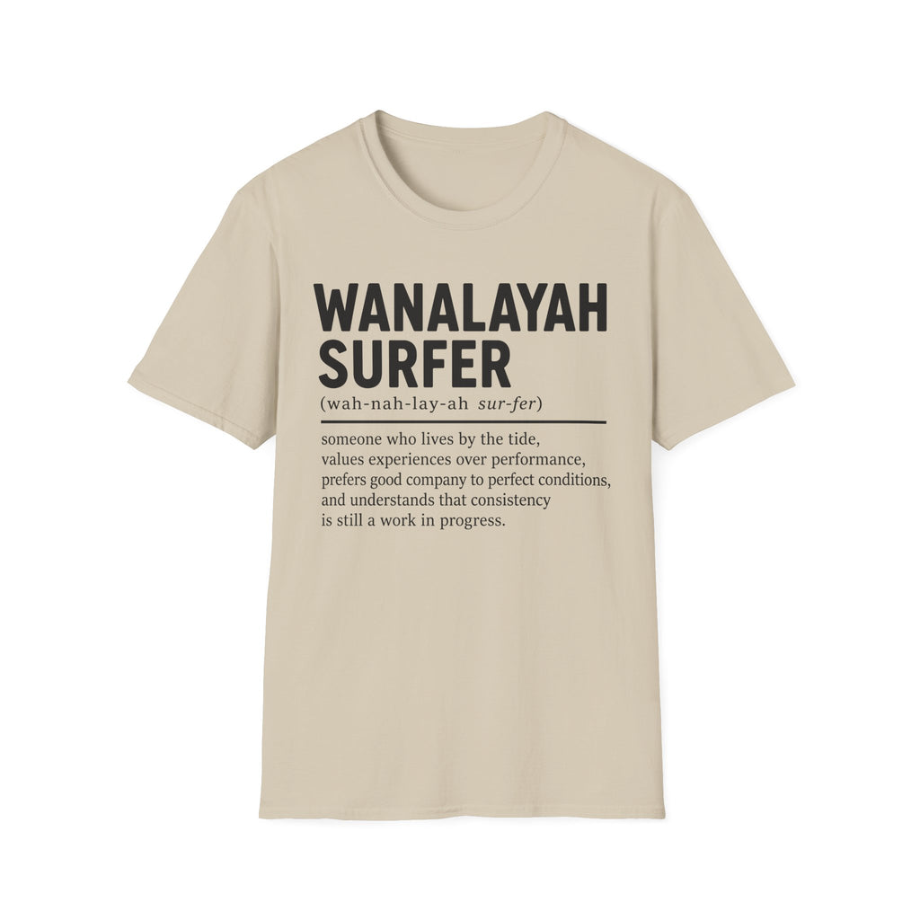 Wanalayah Surfer Definition T-Shirt