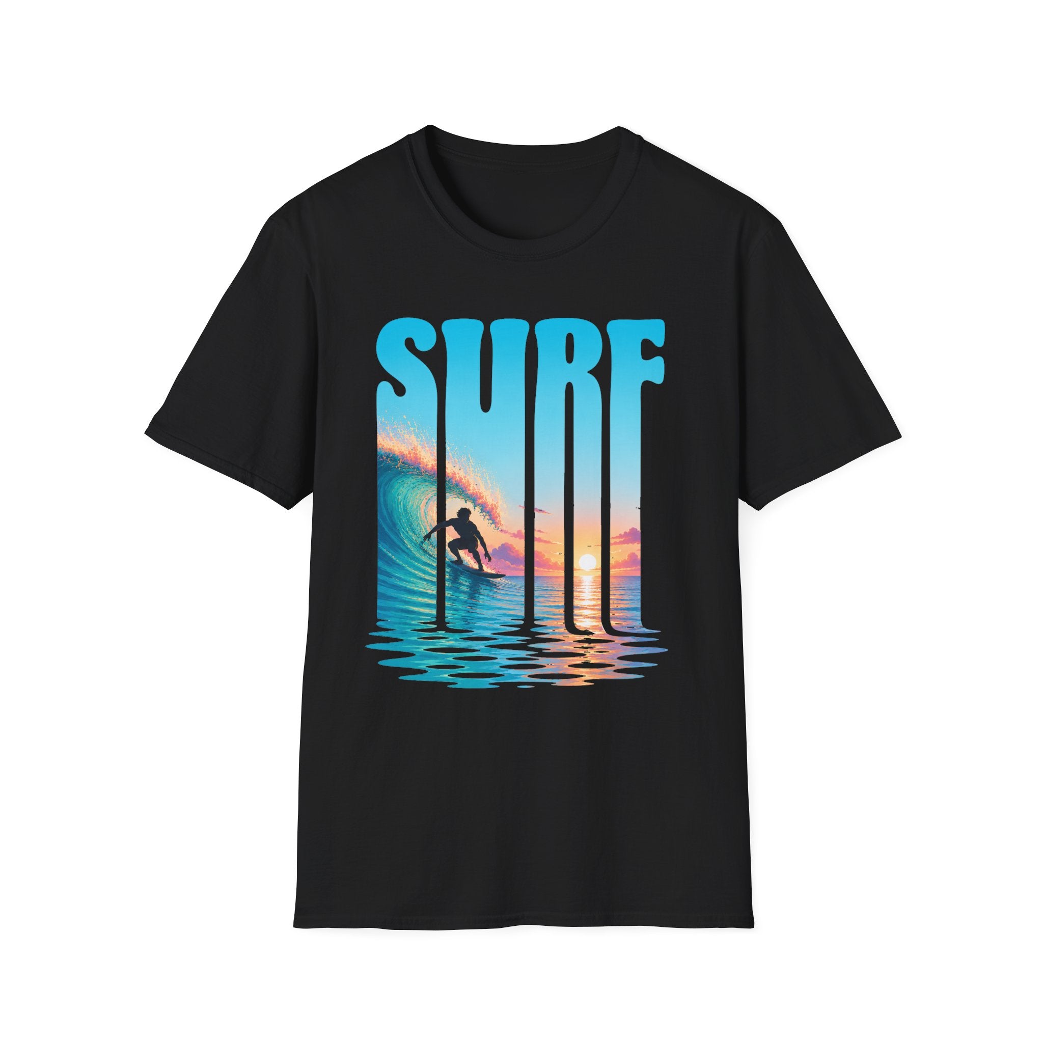 Surf Extended Font Style T-Shirt