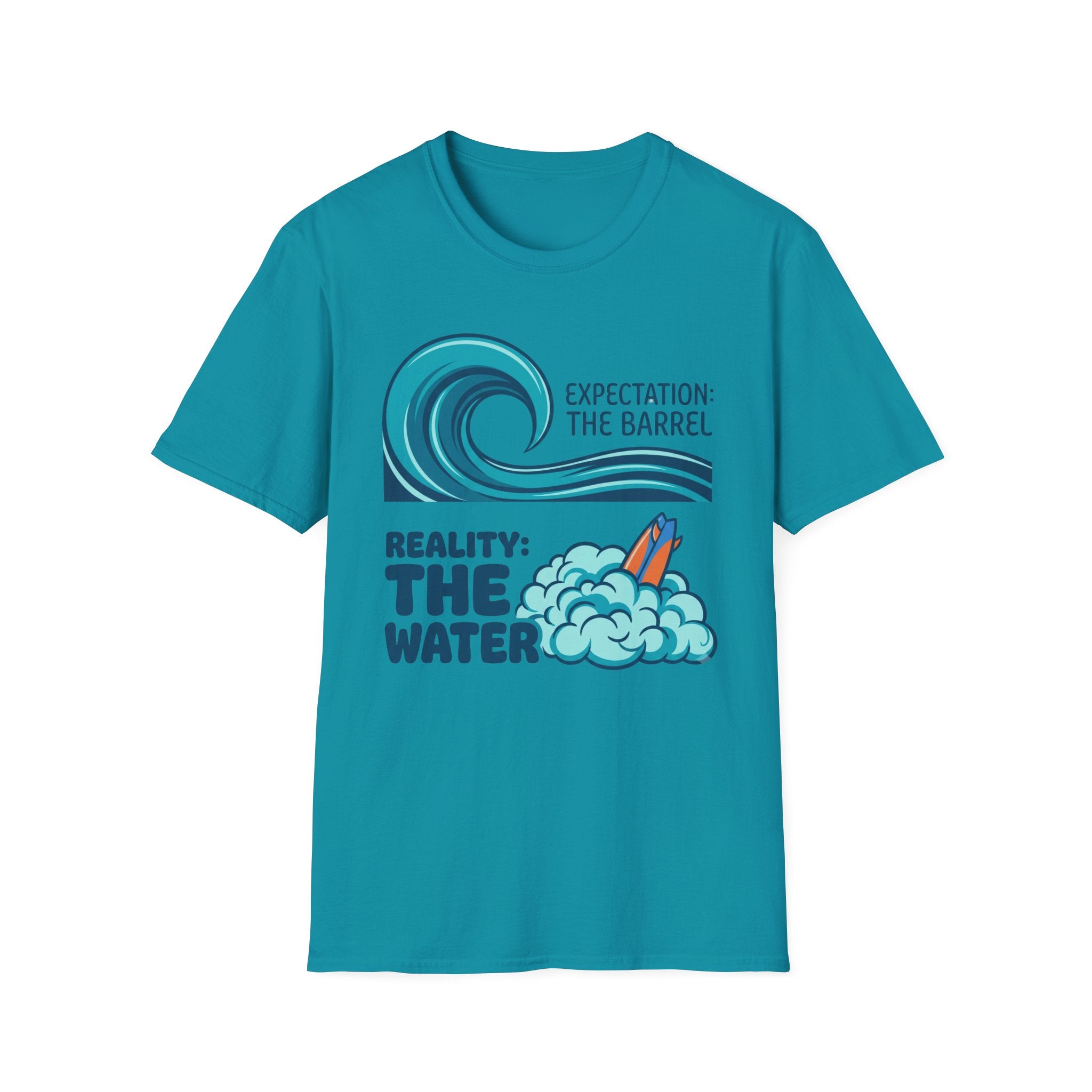 Expectation: The Barrel-Reality: The Water T-Shirt