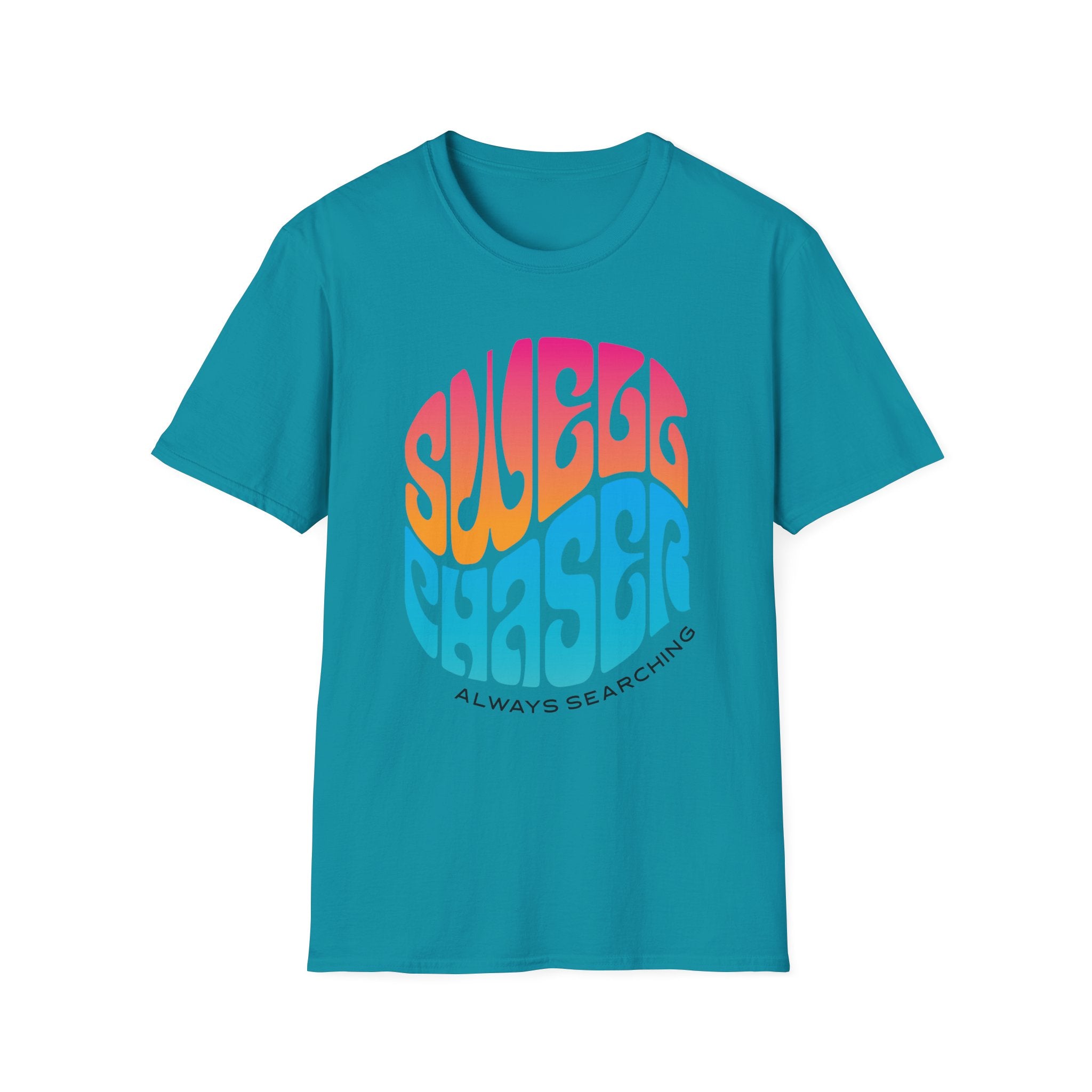 Swell Chaser-Psychedelic Font T-Shirt