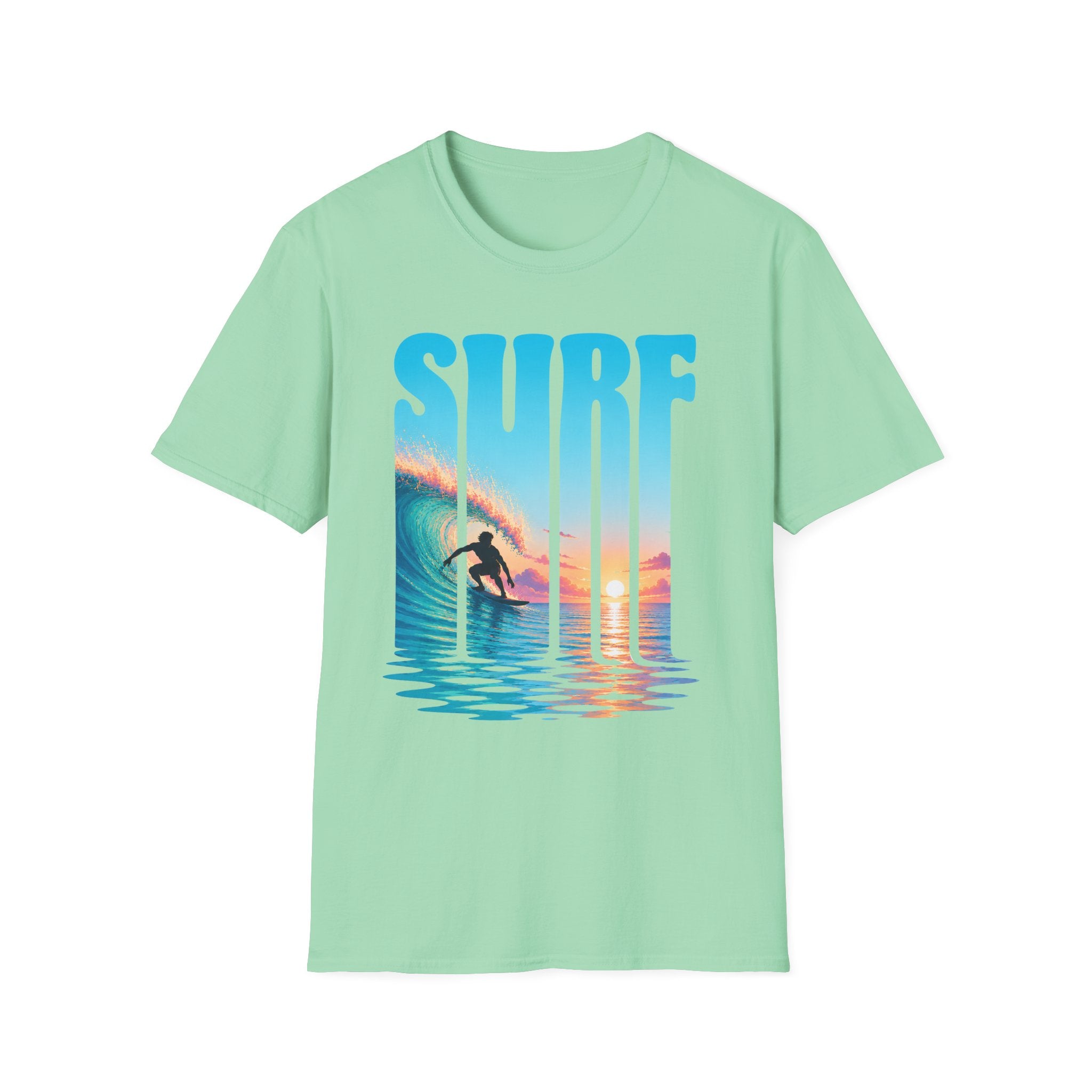 Surf Extended Font Style T-Shirt