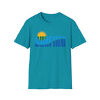 SURFING Text With Wave Through T-Shirt
