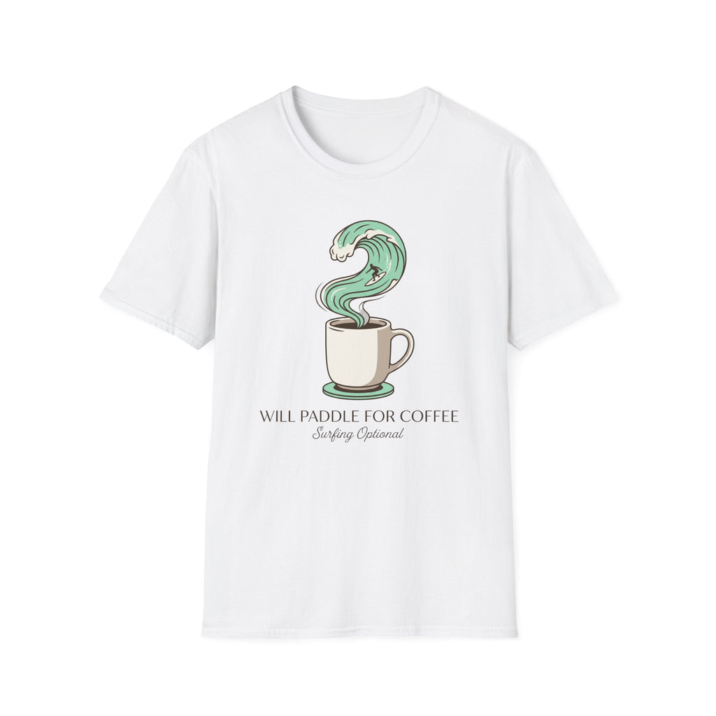 Will Paddle For Coffee T-Shirt