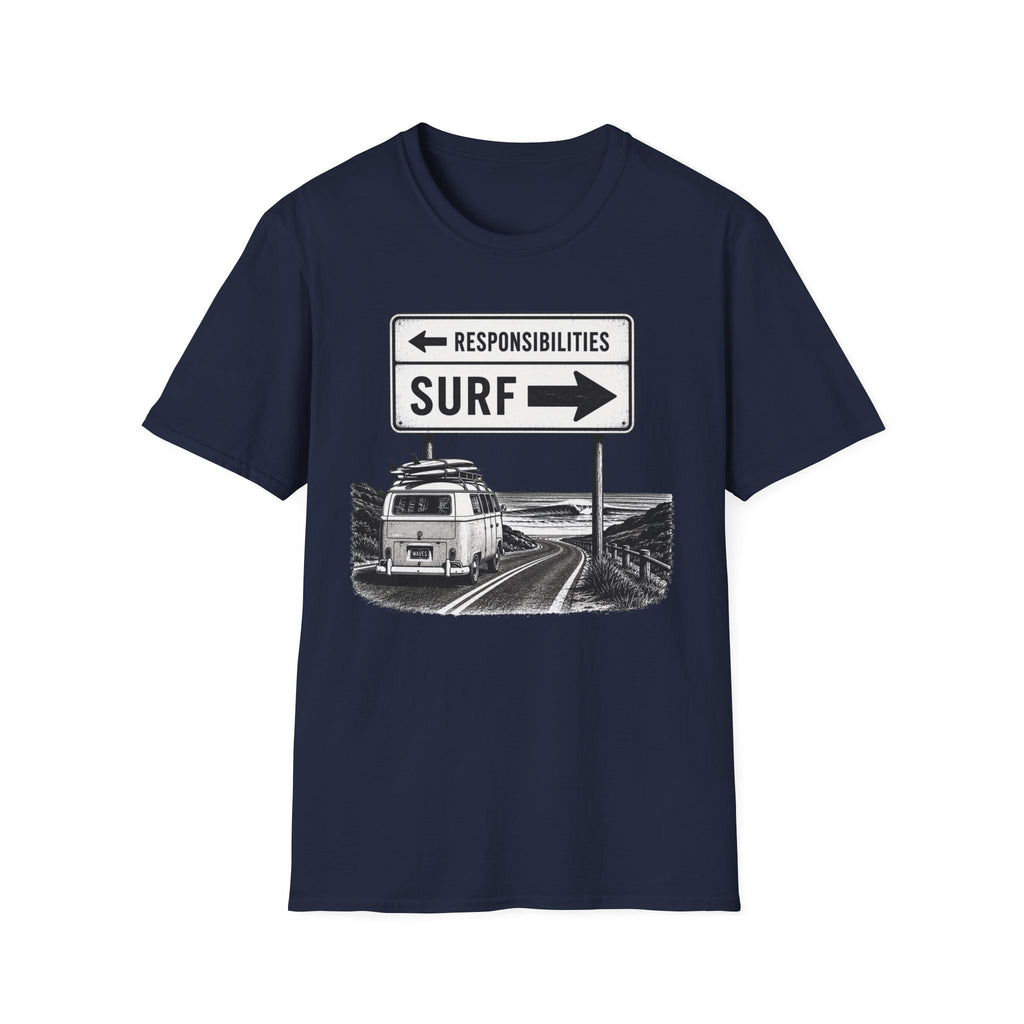 Responsibilities-SURF VW Van T-Shirt