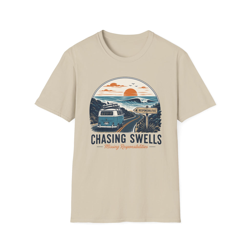 Chasing Swells-Missing Responsibilities T-Shirt