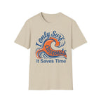 I Only Surf Closeouts-Orange Wave  T-Shirt