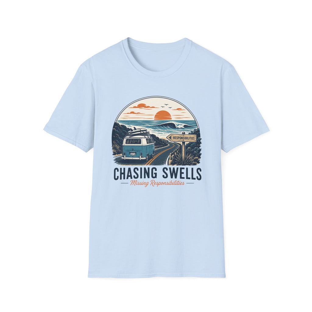Chasing Swells-Missing Responsibilities T-Shirt
