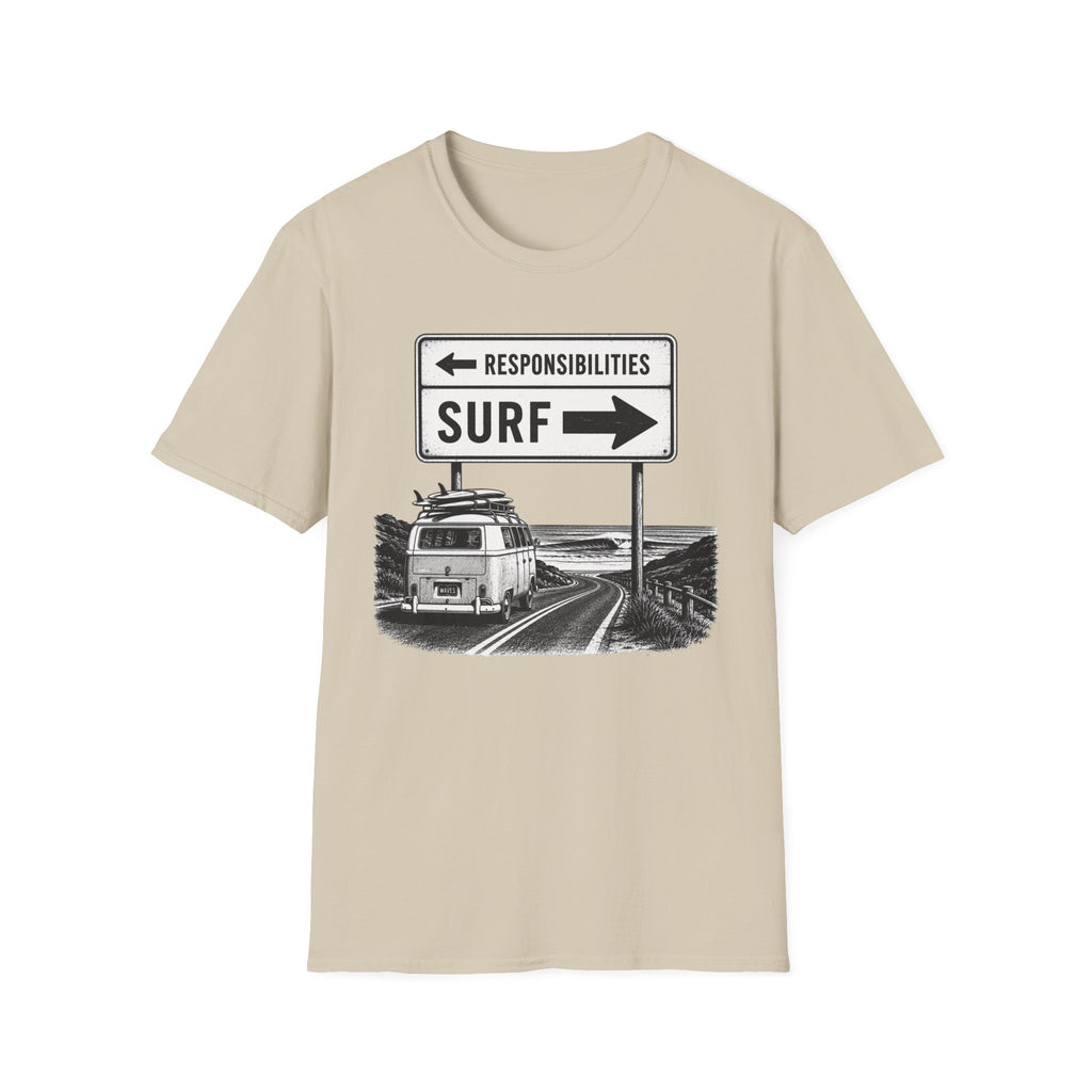 Responsibilities-SURF VW Van T-Shirt