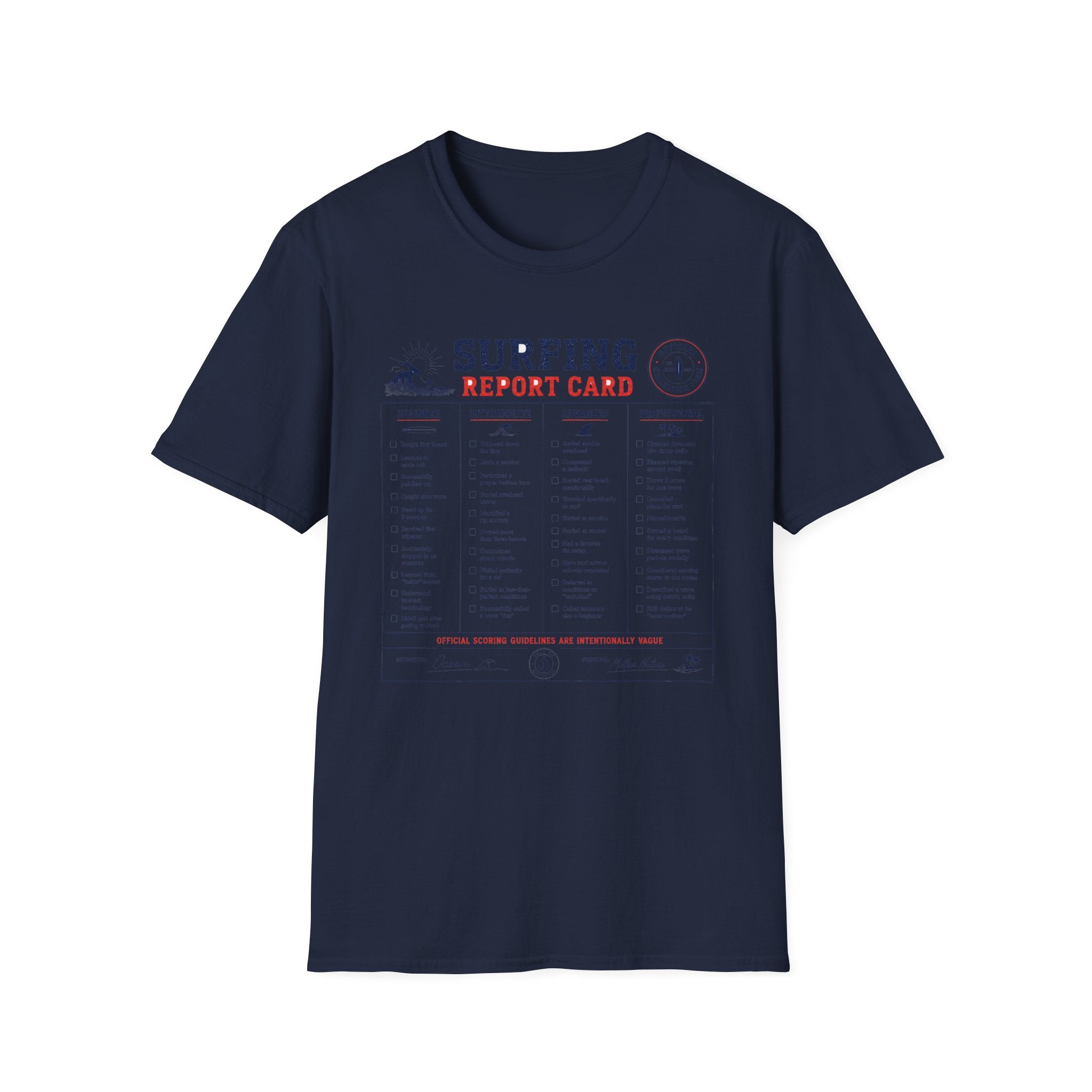 Surfing Report Card T-Shirt