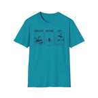 Paddled Out. Saw Shark. Left. T-Shirt