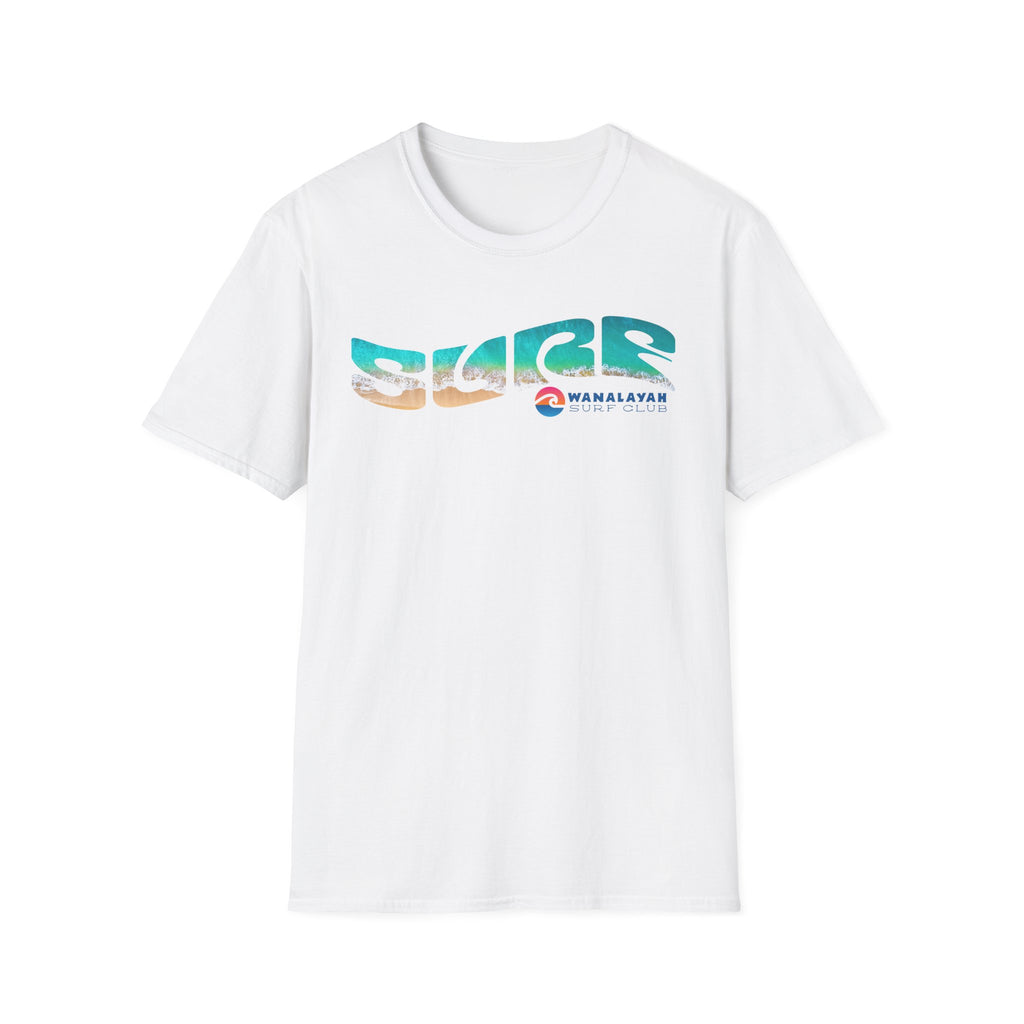 SURF Wave Text T-Shirt