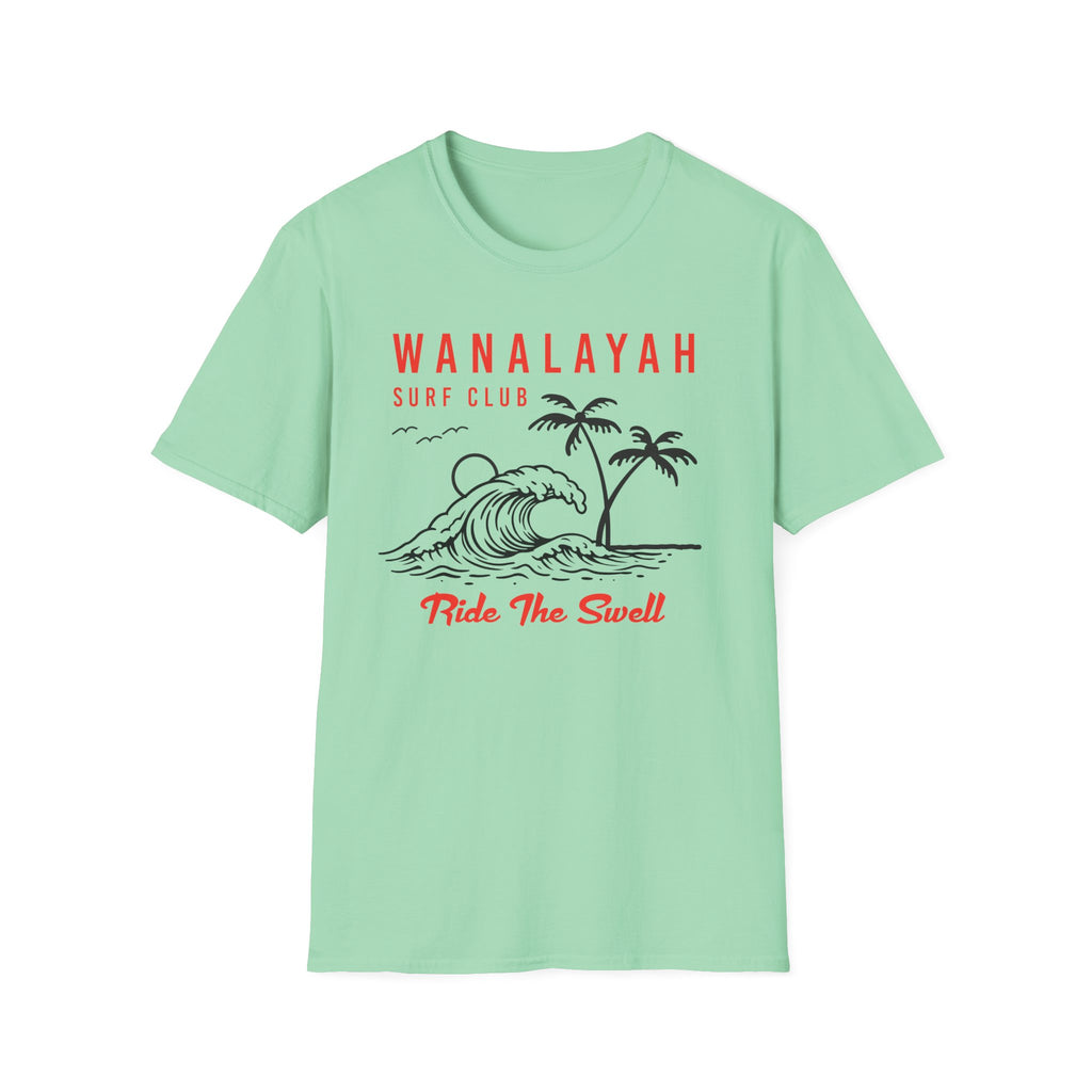 Wanalayah Surf Club-Ride The Swell T-Shirt