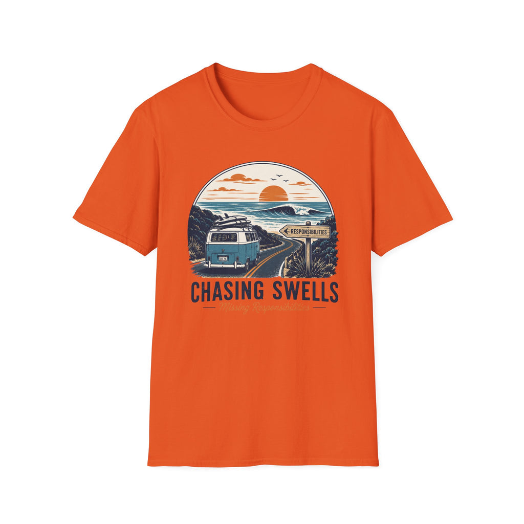 Chasing Swells-Missing Responsibilities T-Shirt