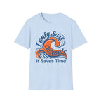 I Only Surf Closeouts-Orange Wave  T-Shirt