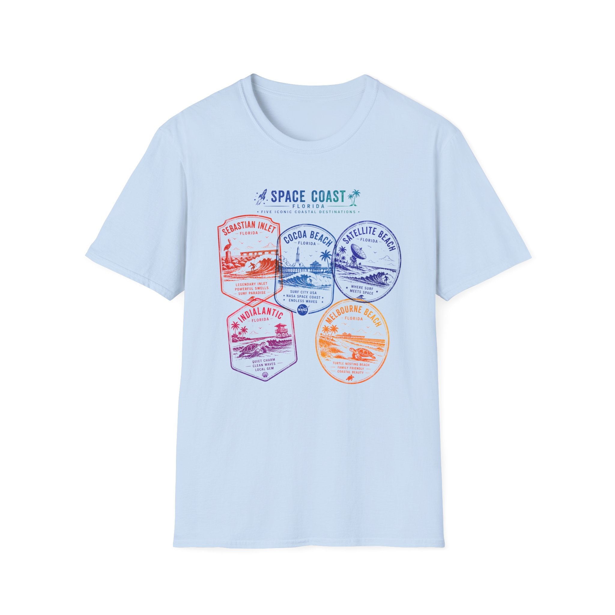 Space Coast Florida-North Passport T-Shirt