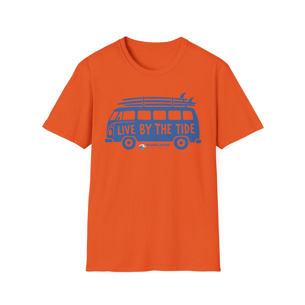 Live By The Tide-VW Van T-Shirt