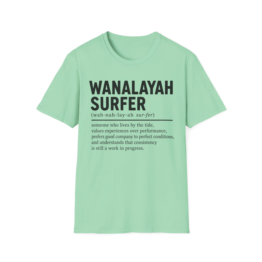 Wanalayah Surfer Definition T-Shirt