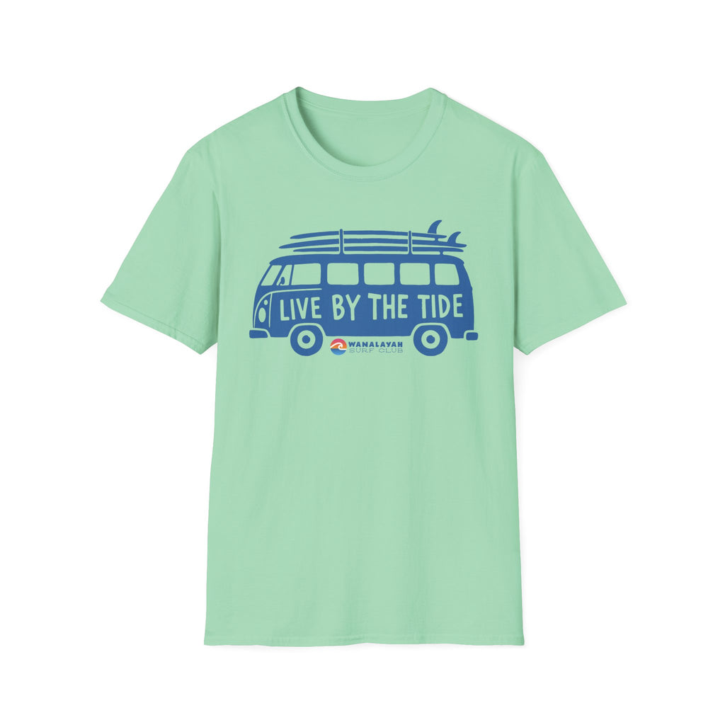 Live By The Tide-VW Van T-Shirt