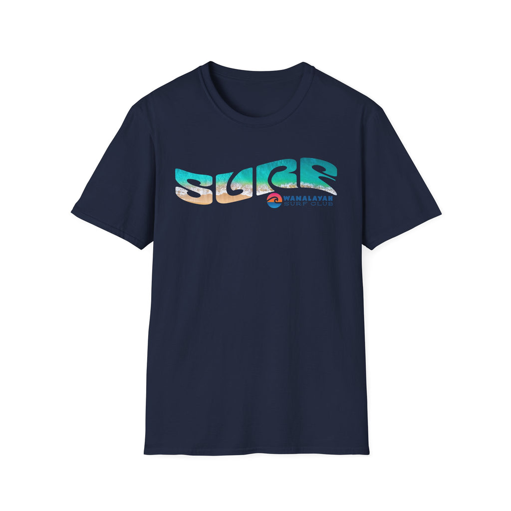 SURF Wave Text T-Shirt