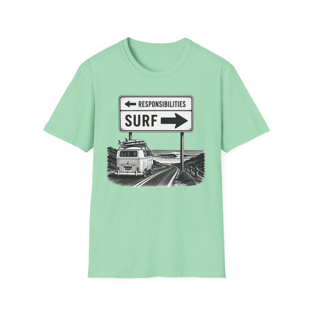 Responsibilities-SURF VW Van T-Shirt