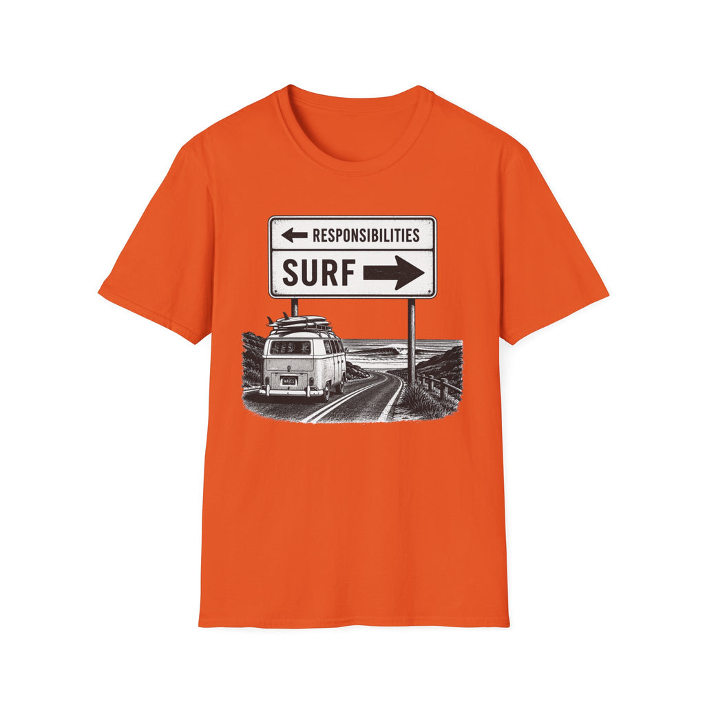 Responsibilities-SURF VW Van T-Shirt