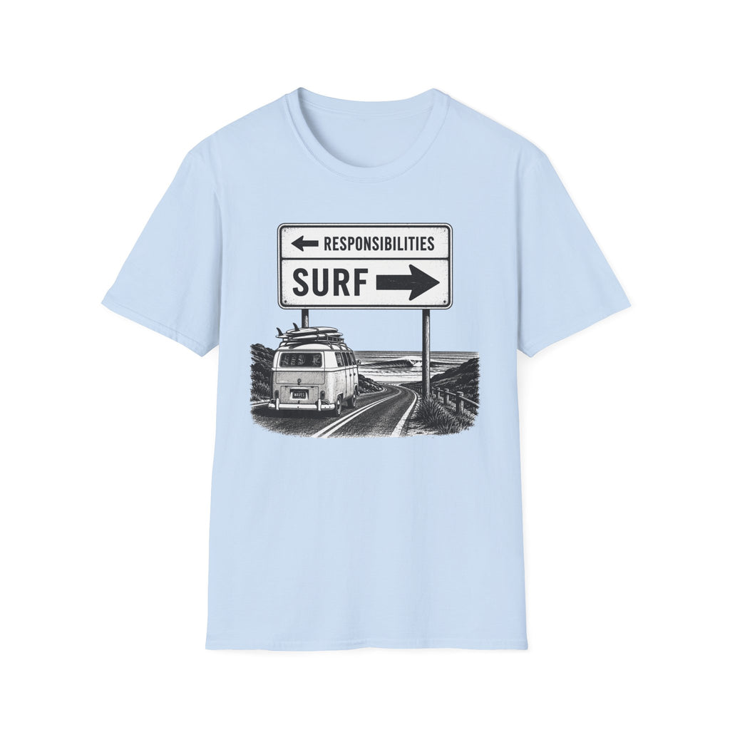Responsibilities-SURF VW Van T-Shirt