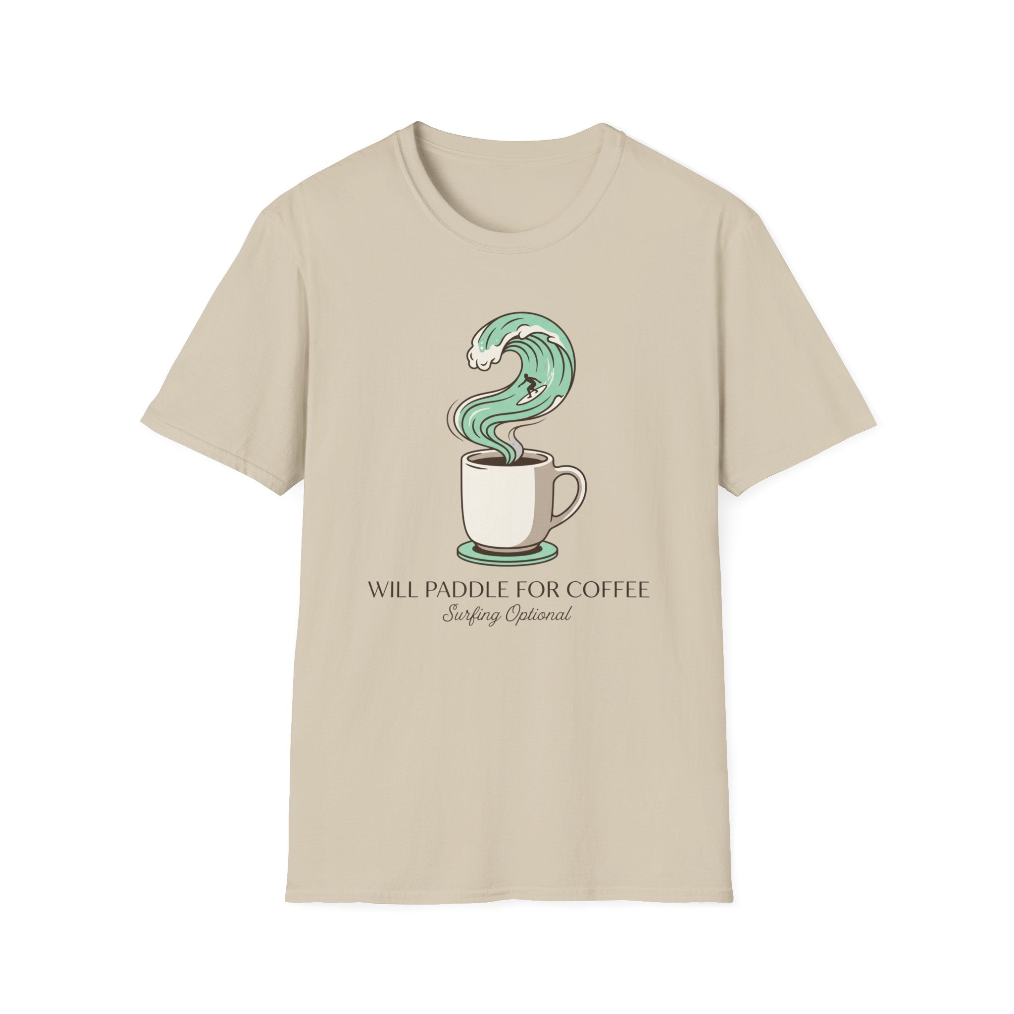 Will Paddle For Coffee T-Shirt