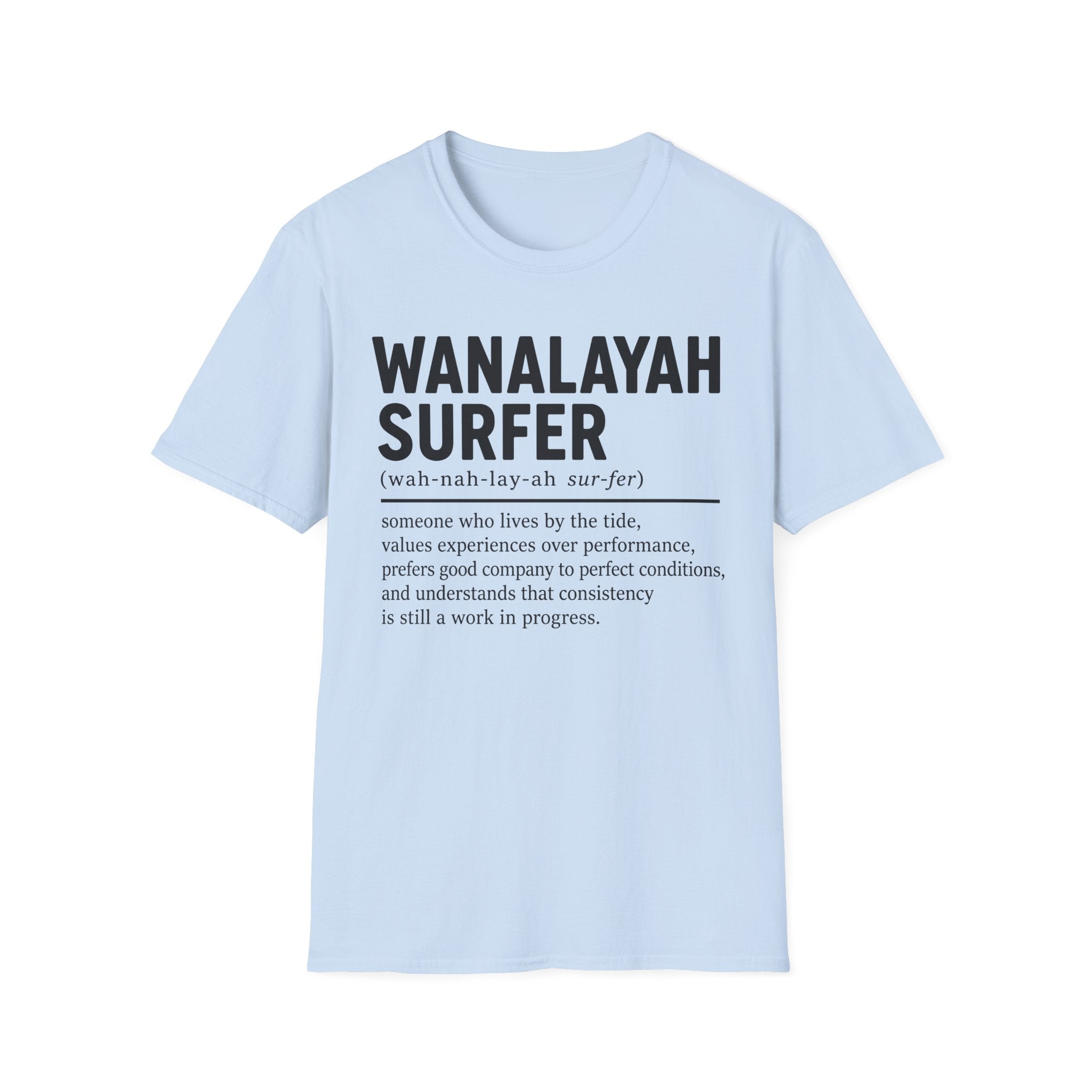 Wanalayah Surfer Definition T-Shirt